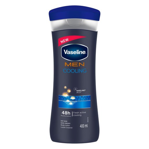 Vaseline Men Cooling Moisturizing Body Lotion for Dry Skin 400ml