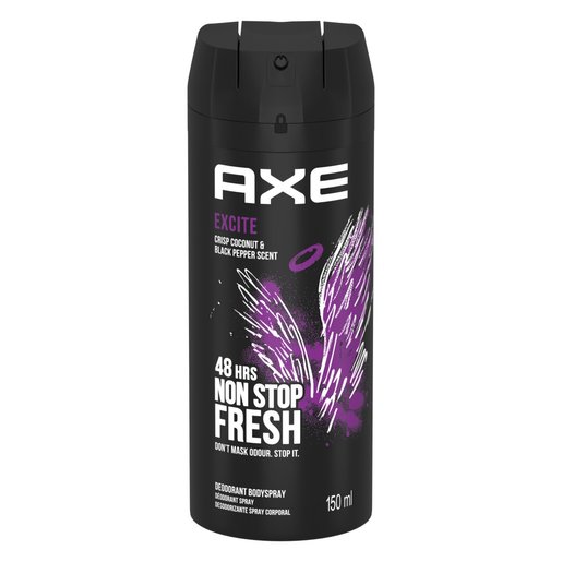 Axe Excite Aerosol Deodorant Body Spray 150ml