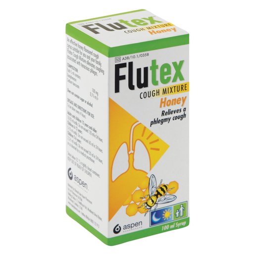 Flutex Cough Mixture Honey 100ml
