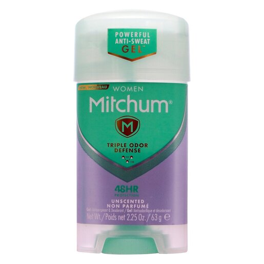 Mitchum Unscented Power Gel Deodorant 63g