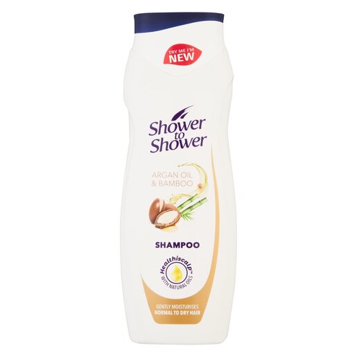 Shower To Shower Argan Oil & Bamboo Shampoo 400ml