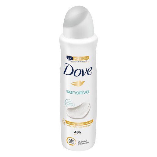 Dove Sensitive Antiperspirant Deodorant Body Spray 150ml