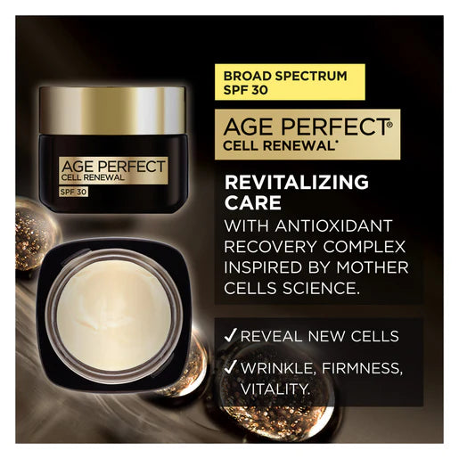 L'Oreal Age Perfect SPF 30 Cell Renewal Day Cream 50ML