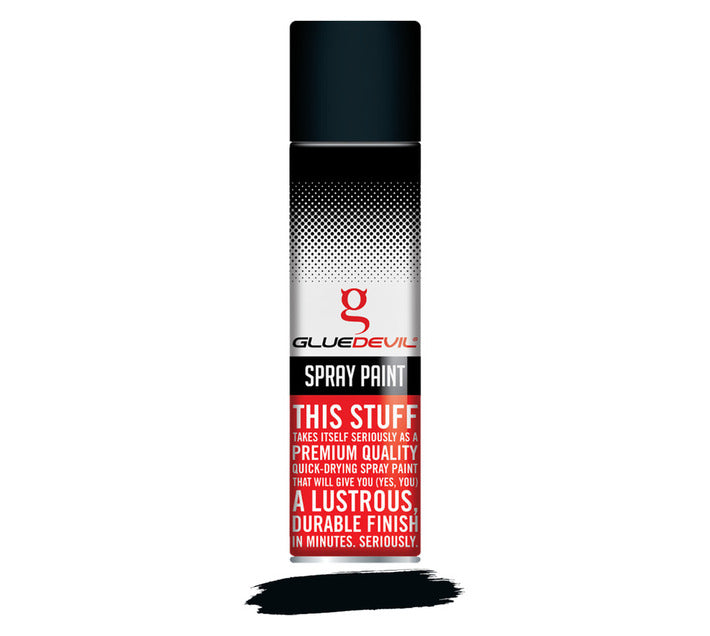 Glue Devil Spray Paint Satin Black 300 ml