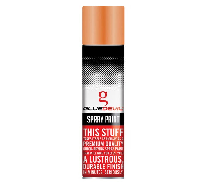 Glue Devil Spray Paint Fluorescent Orange 300 ml