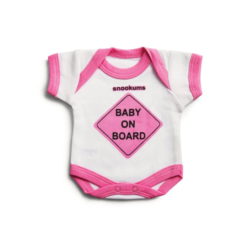 Baby On Board Sign – Babygrow Pink