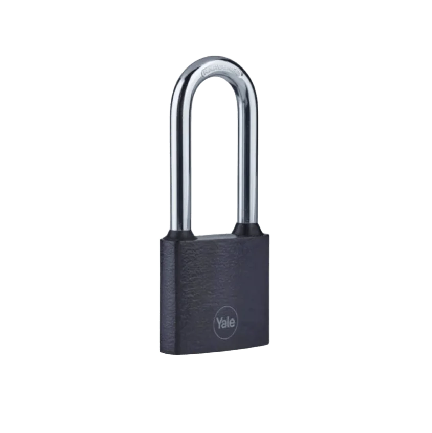 YALE 50mm Long Shackle Iron Padlock