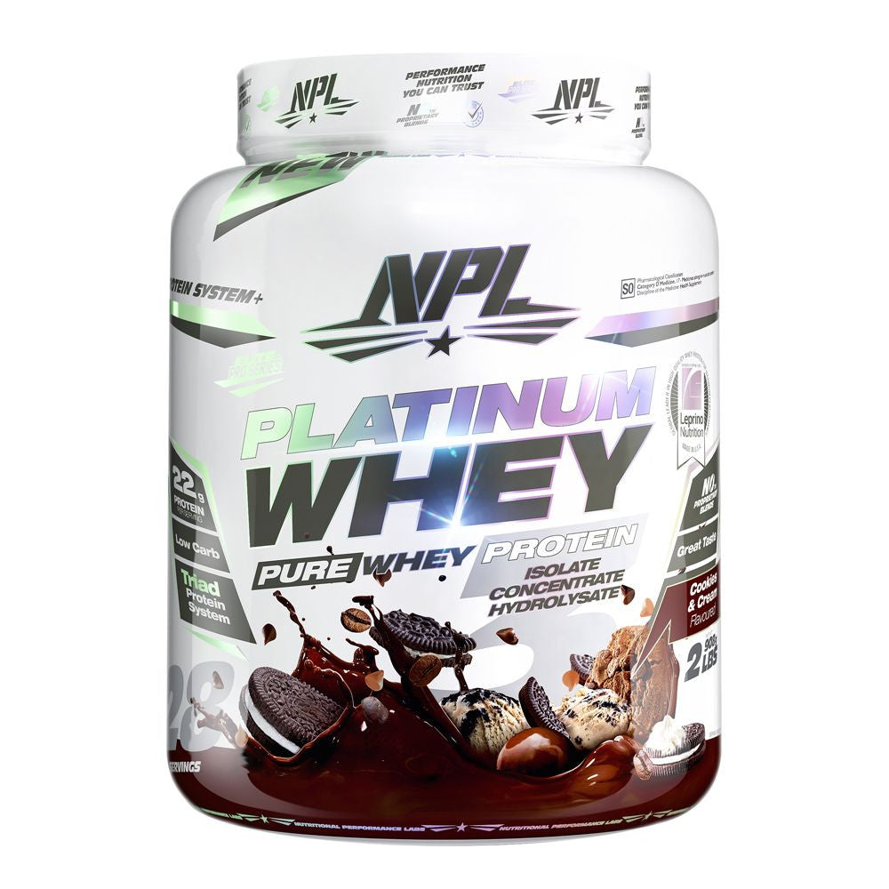 NPL Platinum Whey 908g Cookies & Cream