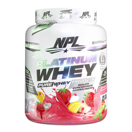 NPL Platinum Whey 908g Strawberry Cheesecake