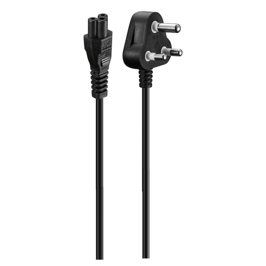 Volkano Presto Series Power Cable 3-Pin Clover to Type-M 1.8m 2.5a – Black