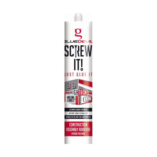 Glue Devil SCREW IT! Just glue it - White 290ml