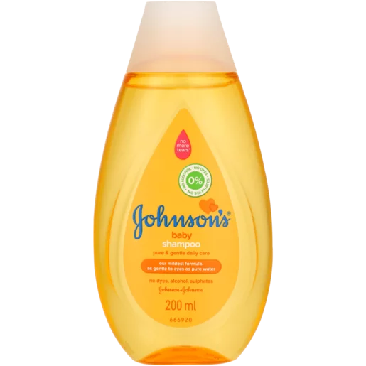 JOHNSON’S Baby Pure & Gentle Daily Care Shampoo 200ml