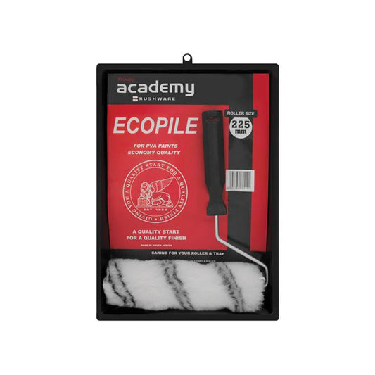Academy Brushware Ecopile Roller & Tray Set 225mm