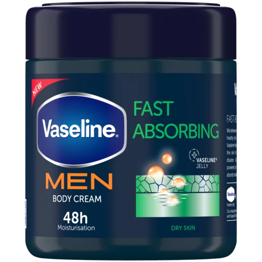 Vaseline Men Fast Absorbing Body Cream 400ml