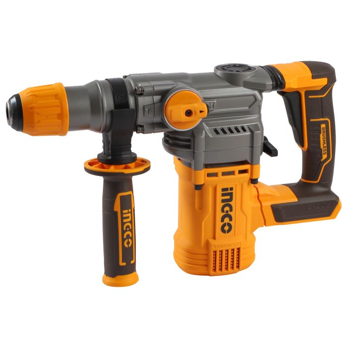 INGCO 20V PS+ C/L ROTARY DRILL B/LESS + ACC 6PC