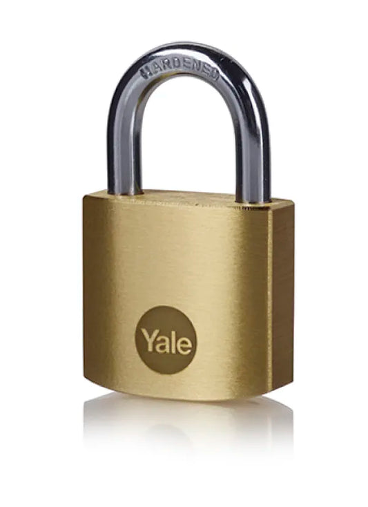 Yale Padlock 30mm Brass PK1