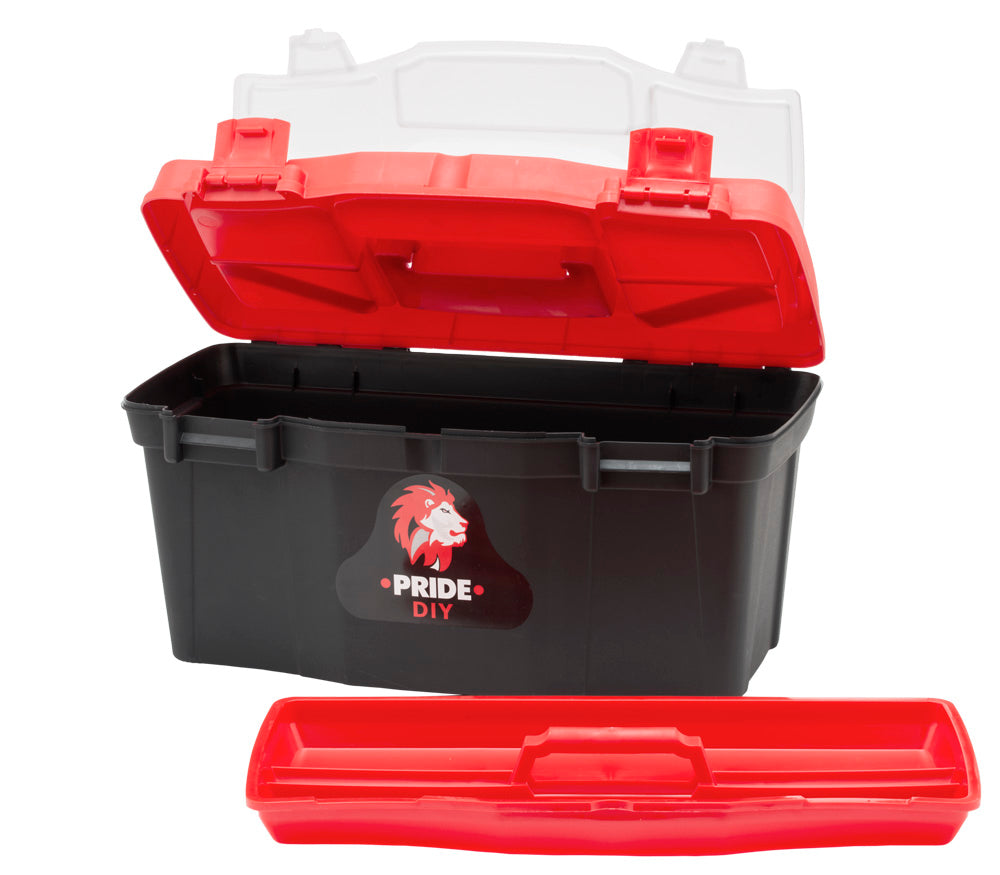 Pride Toolbox Plastic 50cm Pride Red/Black