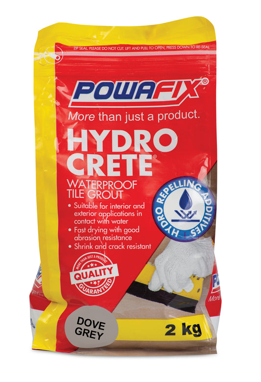 POWAFIX HYDROCRETE 2KG DOVE GREY