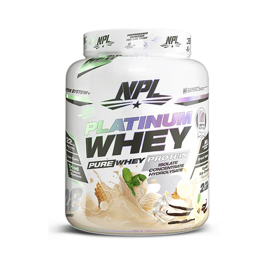 NPL Platinum Whey Pure Whey 908g, Vanilla Ice Cream