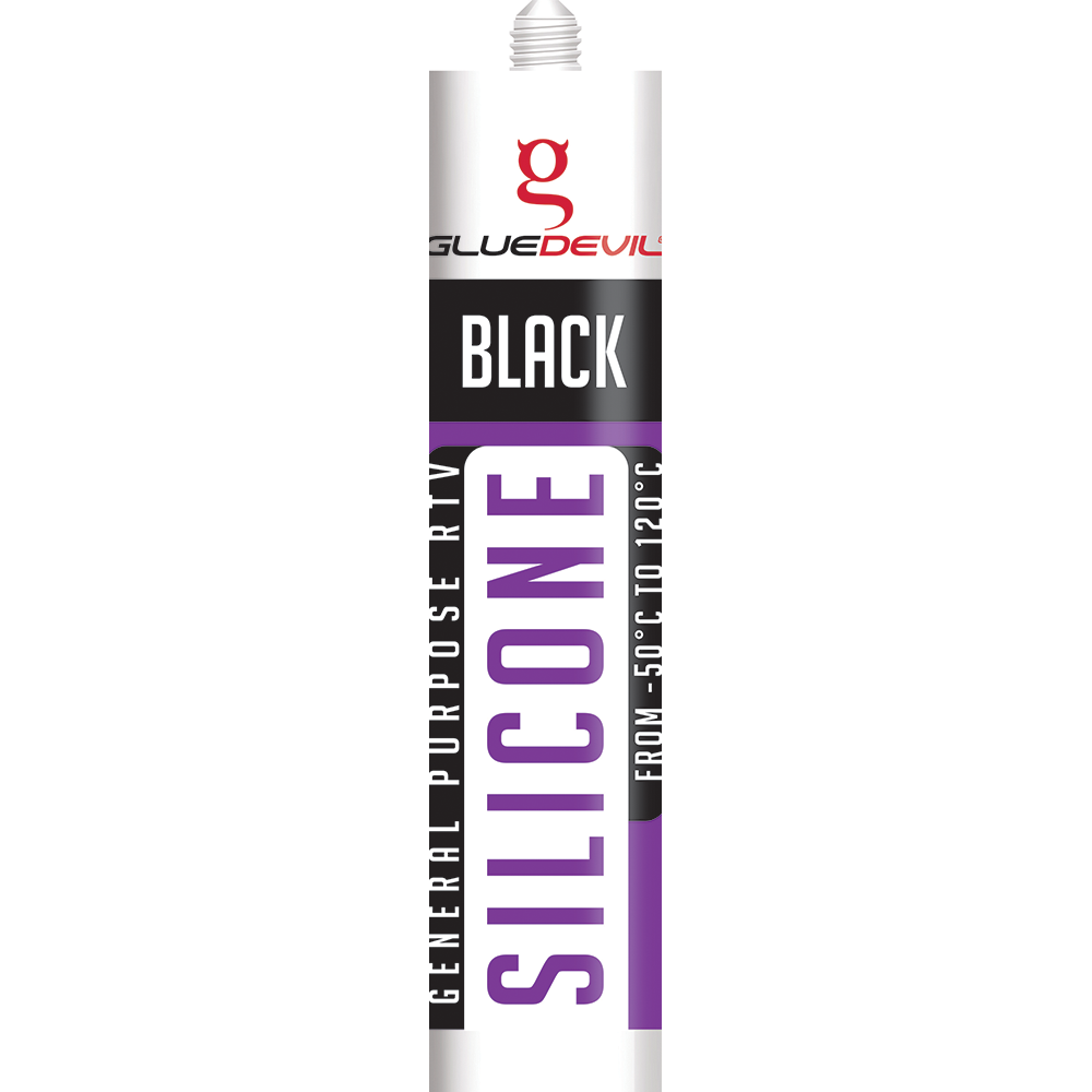 GLUEDEVIL GD7 GENERAL PURPOSE SILICONE BLACK 260ML