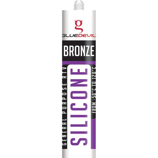 GLUEDEVIL GD7 GENERAL PURPOSE SILICONE BRONZE 260ML