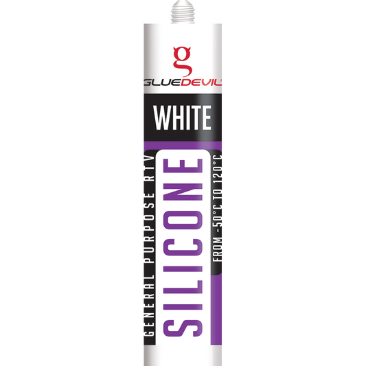 GLUEDEVIL GD7 GENERAL PURPOSE SILICONE WHITE 260ML