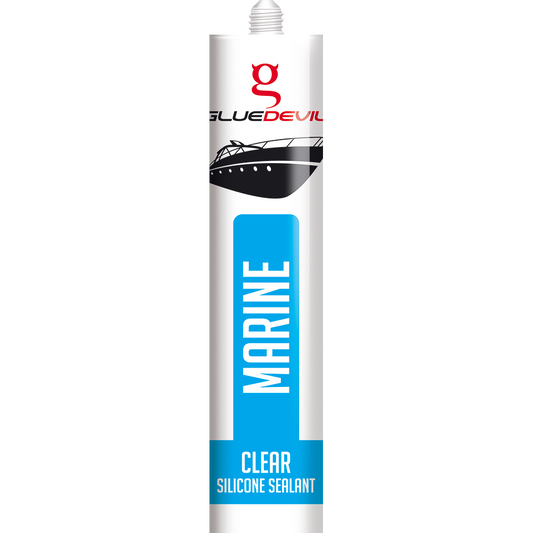 GLUEDEVIL MARINE SILICONE SEALANT CLEAR 280ML