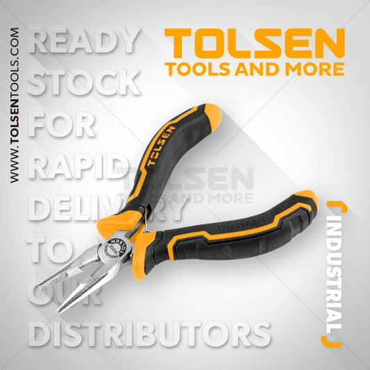 TOLSEN MINI LONG-NOSE PLIERS 115MM