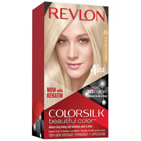 Revlon Colorsilk Permanent Hair Colour - 05 Ultra Light Ash Blonde