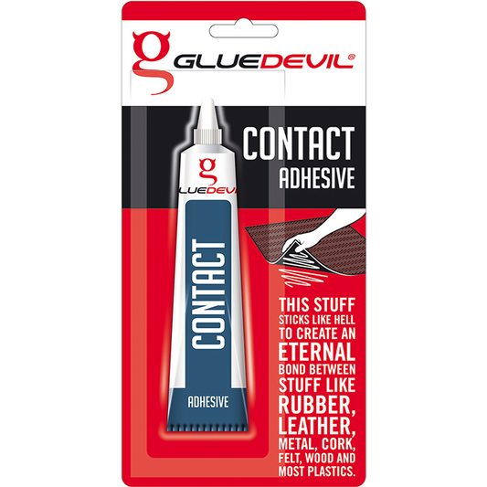 GLUEDEVIL CONTACT ADHESIVE 50ML BLISTER PACK