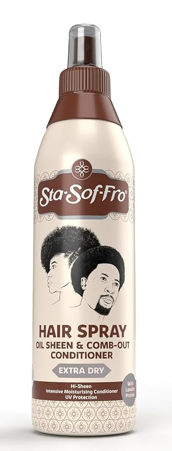 Sta-Sof-Fro Hair & Scalp Spray Comb Out Conditioner with Lanolin, Extra Dry (350mL)
