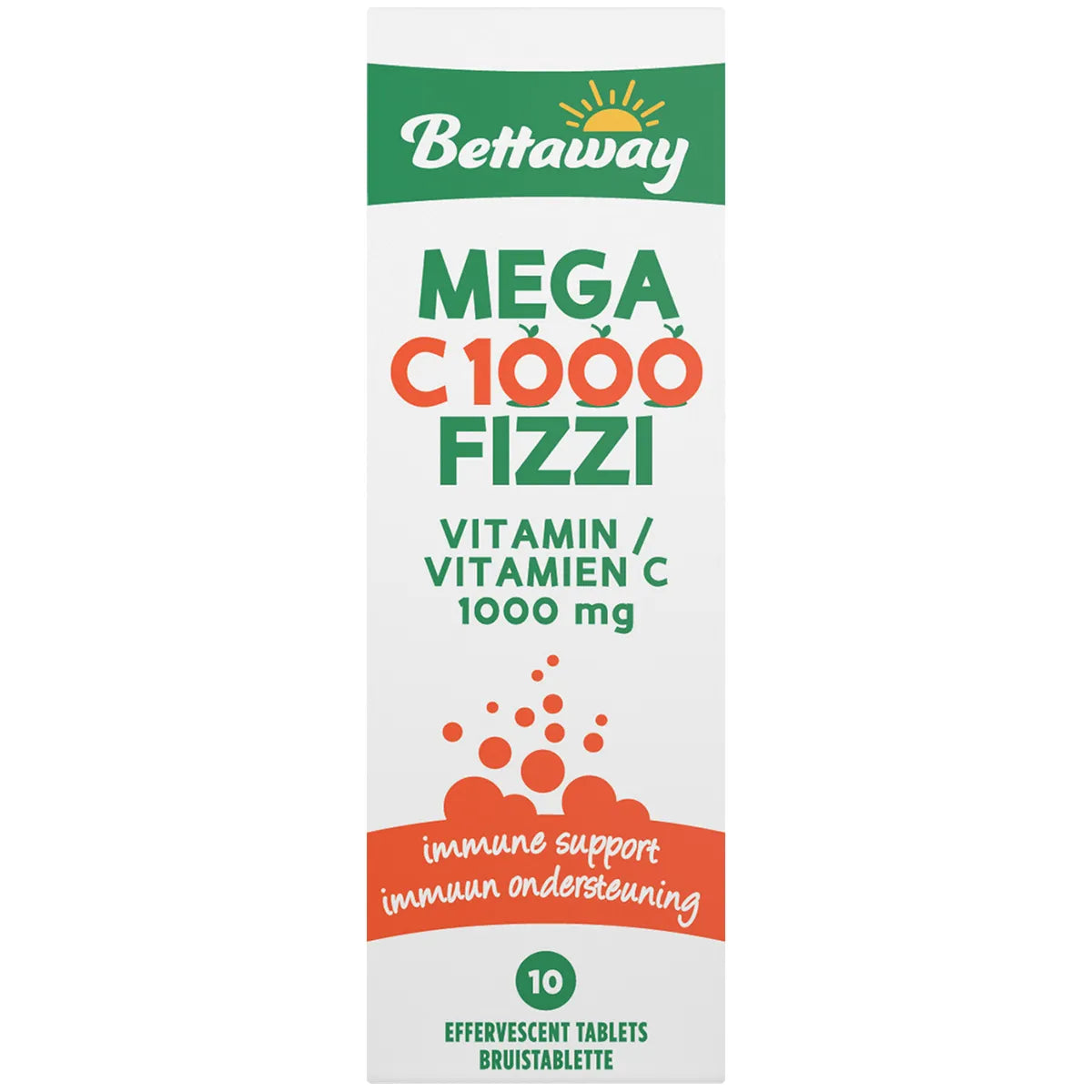 Bettaway Mega C 1000 Fizzi 10 Eff Tabs
