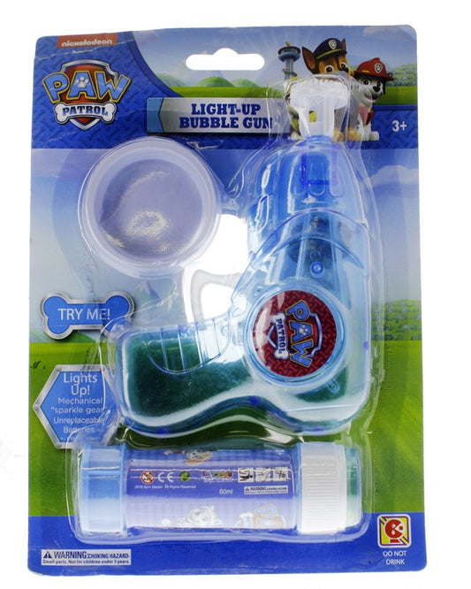 Paw Patrol Light Up Bubble Gun