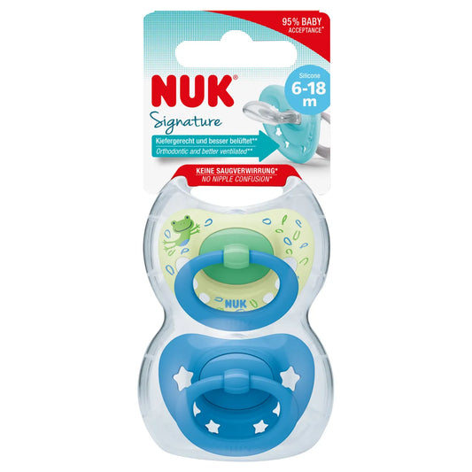 Nuk Soother Silicone Happy Days Boy Size 2