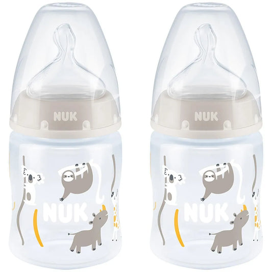 Nuk Fc+tc Bot Sil Teat- 0-6m -150ml-2 Pack-neutral