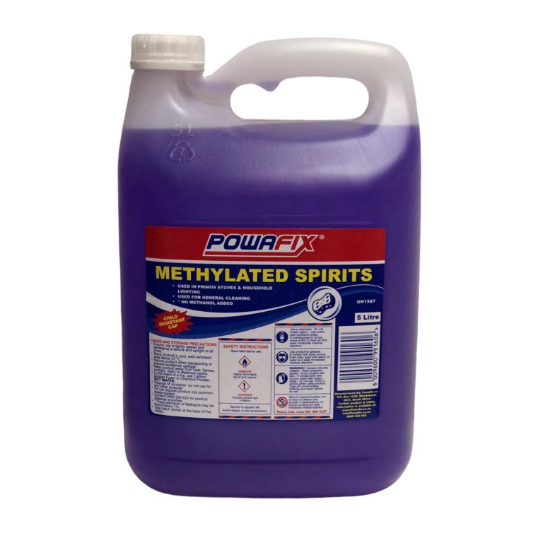Powafix Methylated Spirits 5L