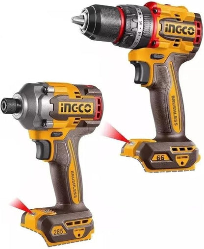 INGCO 20V PS+ C/L 2PCS DRILL/DRIVER COMBO KIT