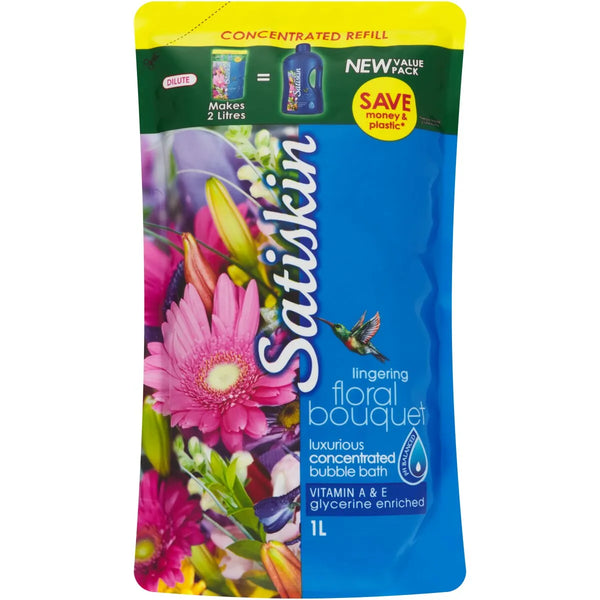 Satiskin Foam Bath Concentrade 1l Floral