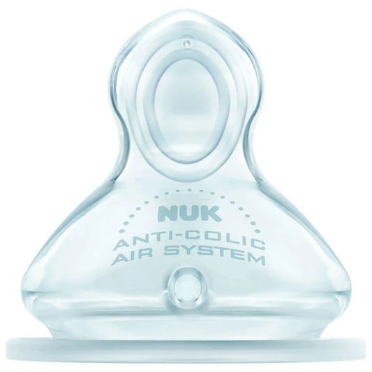 Nuk 6-18 Medium Hole Teat Silicone For Formula