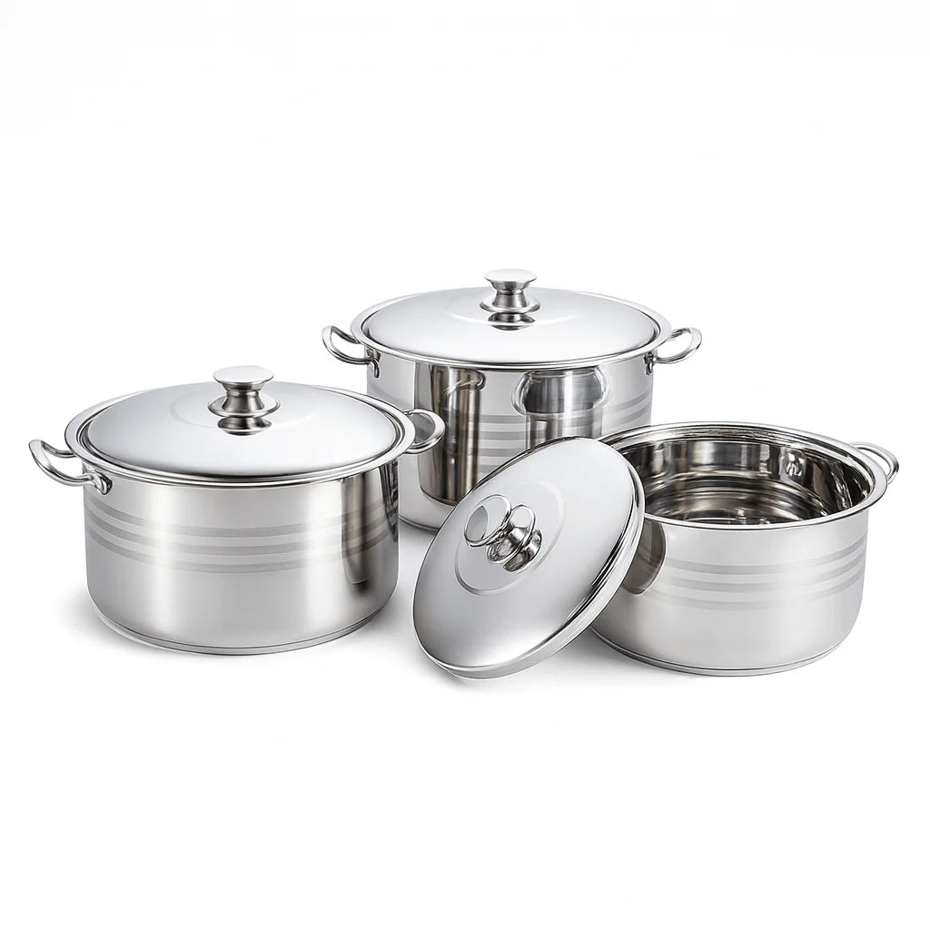 6PC Rolux Premium Catering Pot Set