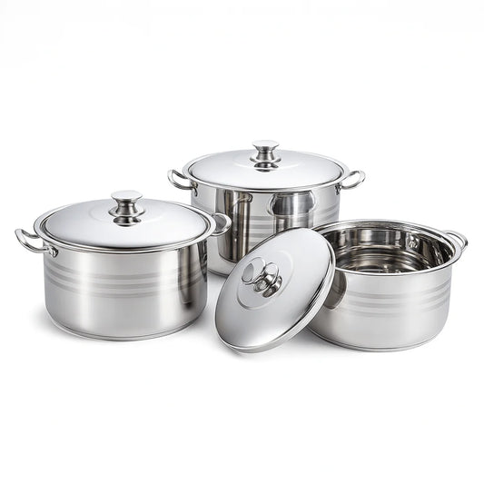 6PC Rolux Premium Catering Pot Set