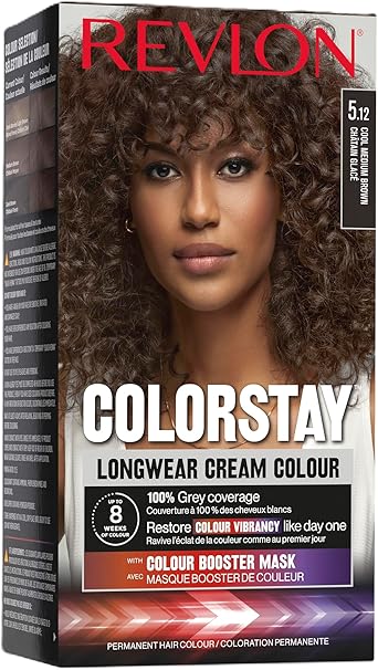 Revlon ColorStay Longwear Cream Hair Color, cool meduim Brown