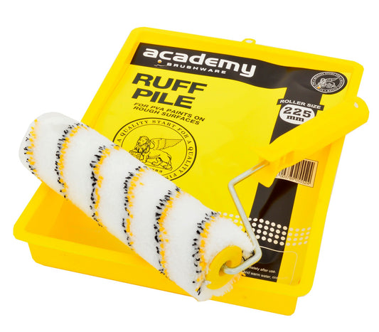 Academy Brushware — 225mm RuffPile Roller Set