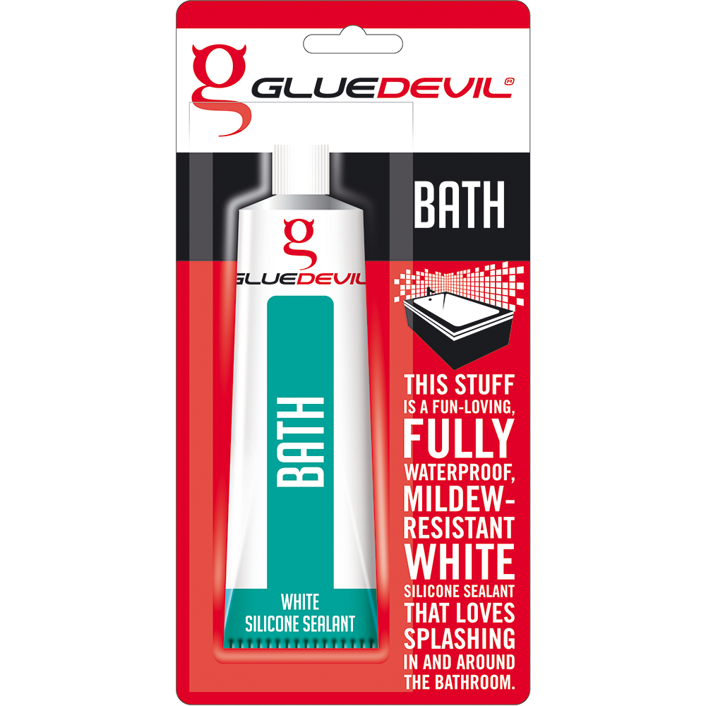 GLUEDEVIL BATH SILICONE SEALANT 90ML