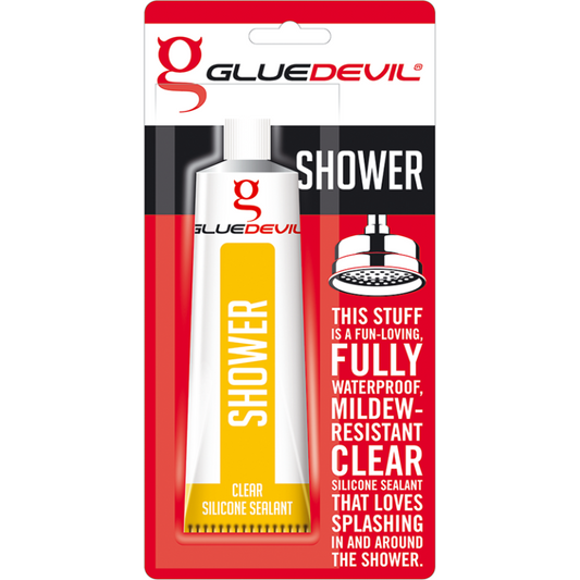 GLUEDEVIL SHOWER SILICONE SEALANT 90ML