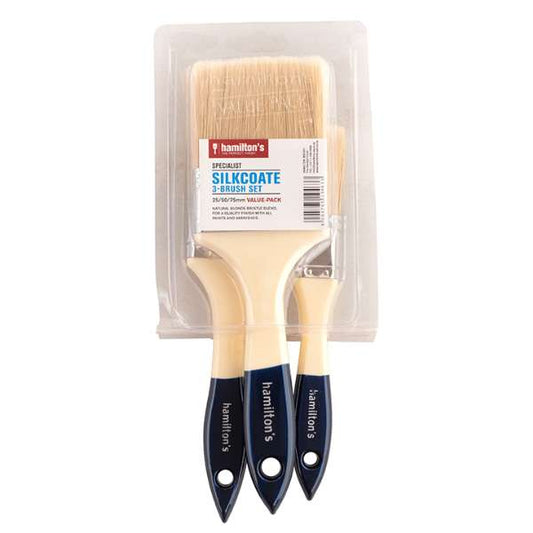 Hamiltons Brush — Silkotac 3pc Brush Set
