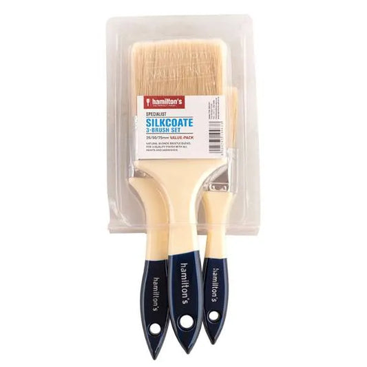 HAMILTONS Silkcoate 3-piece Brush Set