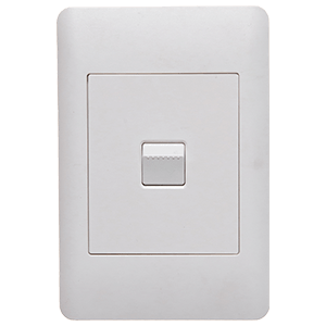 Lesco Apollo Switch One Lever 1-Way 100×50 AP42SW1/1-WH