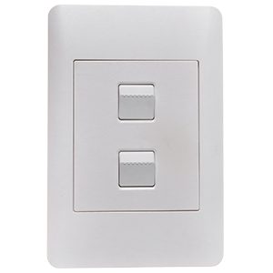 Lesco Apollo Switch Two Lever 1-Way 100×50 AP42SW2/1-CW