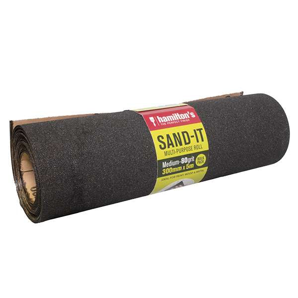 Hamiltons Brush — Sanding Roll 300mm x 5m P80